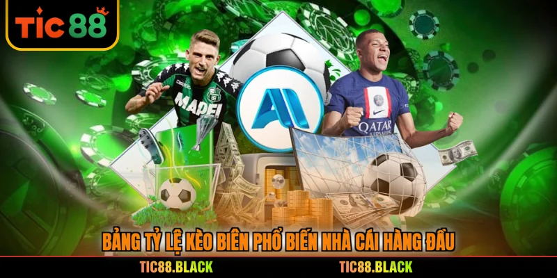 Bảng tỷ lệ kèo biên phổ biến nhà cái hàng đầu